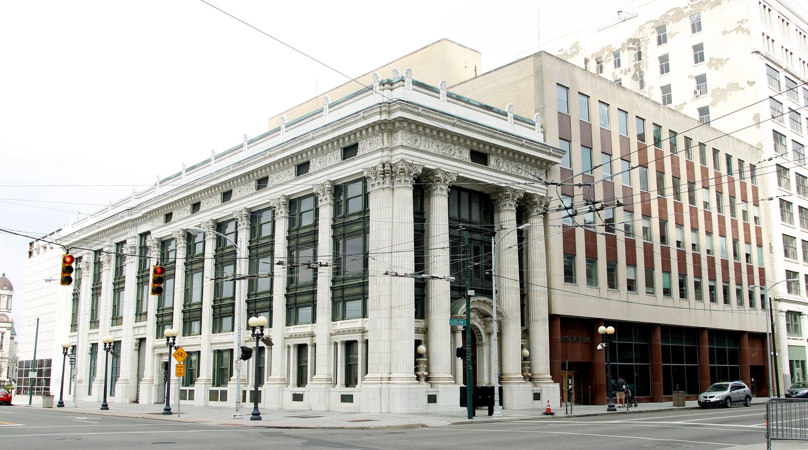 The Dayton Daily News building in downtown Dayton at 45 S. Ludlow Street.