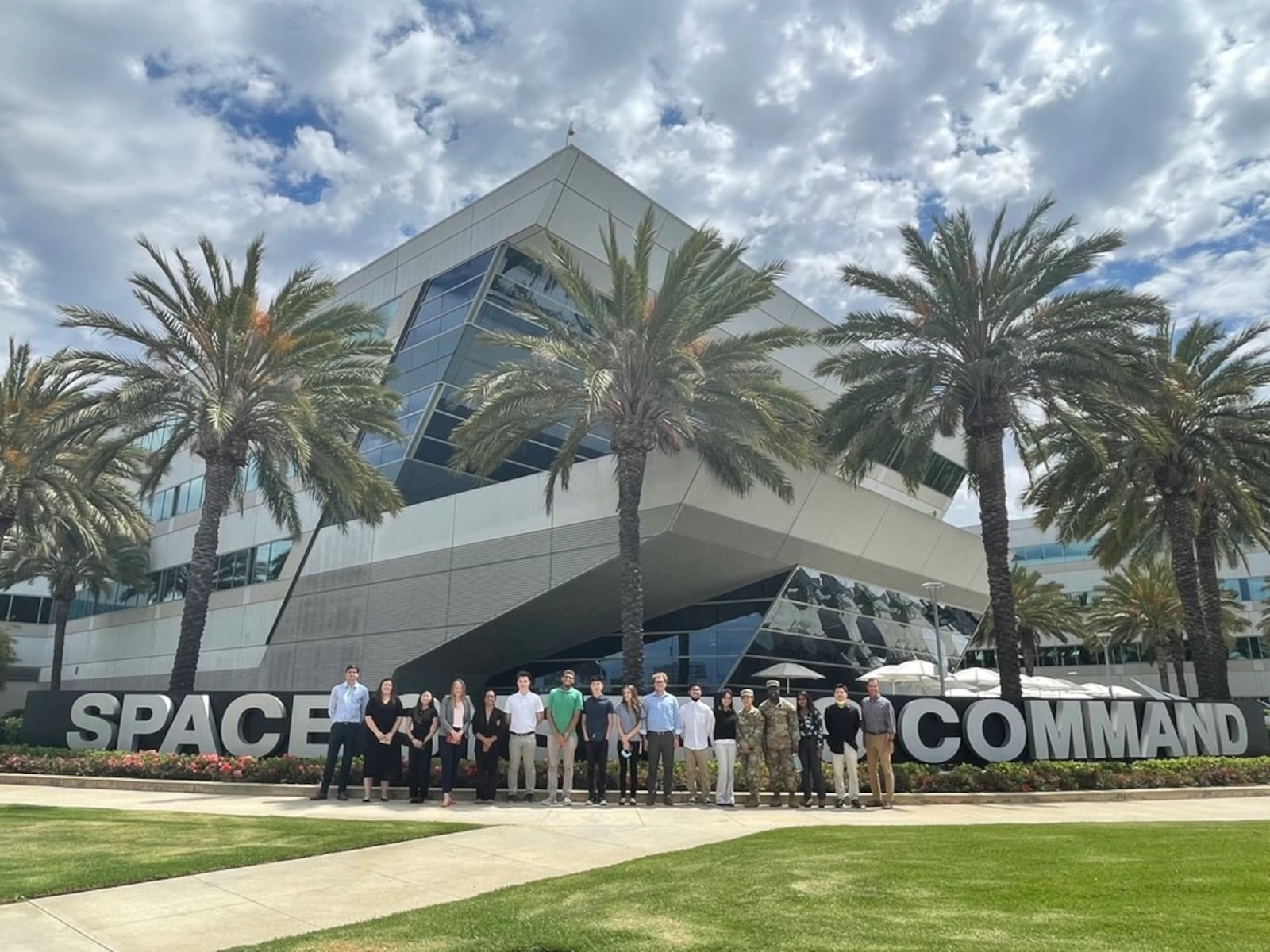 College students visit Space Systems Command at Los Angeles Air Force Base in June 2022. (U.S. Space Force photo by Jonathan Stroud)