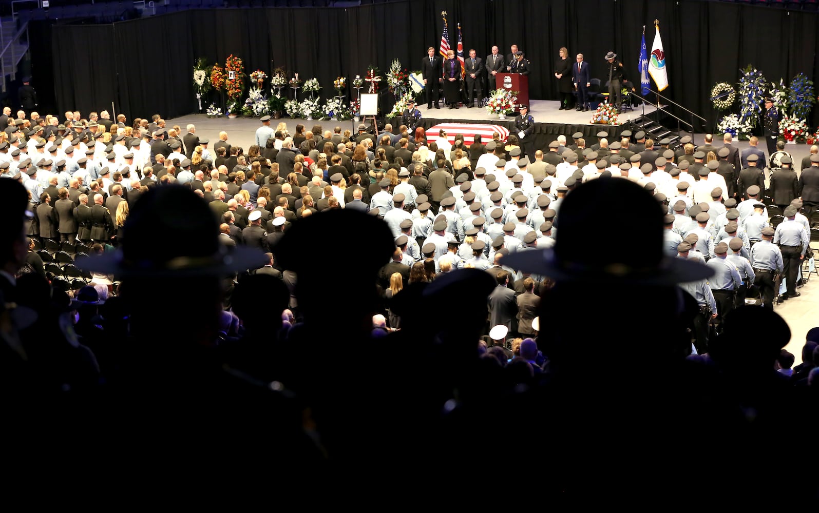 PHOTOS: Community comes together for Det. Jorge DelRio’s funeral service