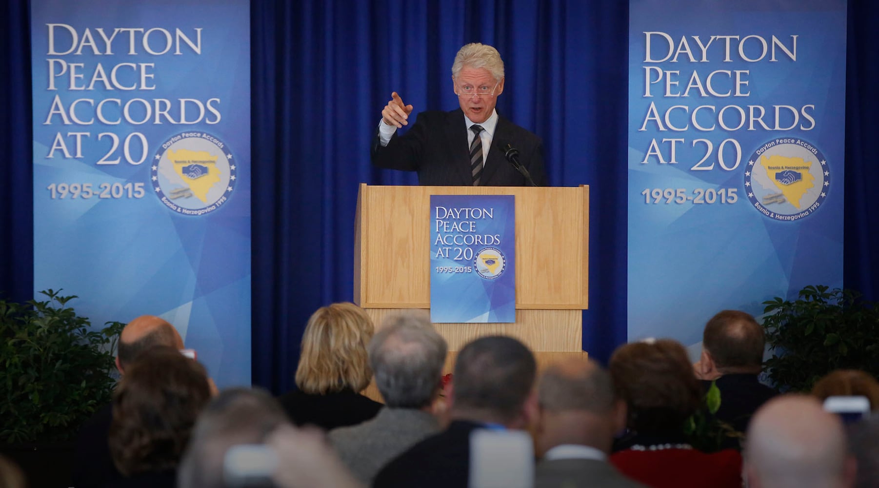 Pres Clinton Dayton Peace Accord Speaker