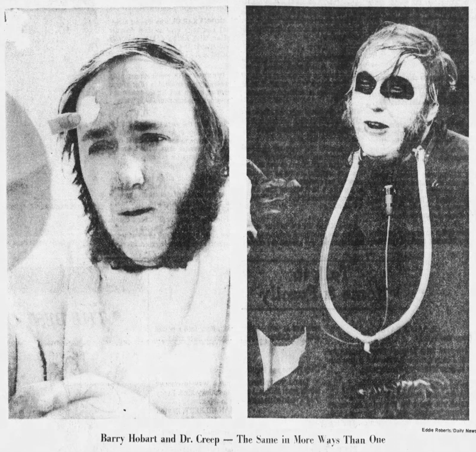 Dr. Creep became a local icon during the 1970s and ’80s as the host of WKEF-TV Channel 22’s “Shock Theatre” and co-host of “Clubhouse 22.” DAYTON DAILY NEWS ARCHIVES