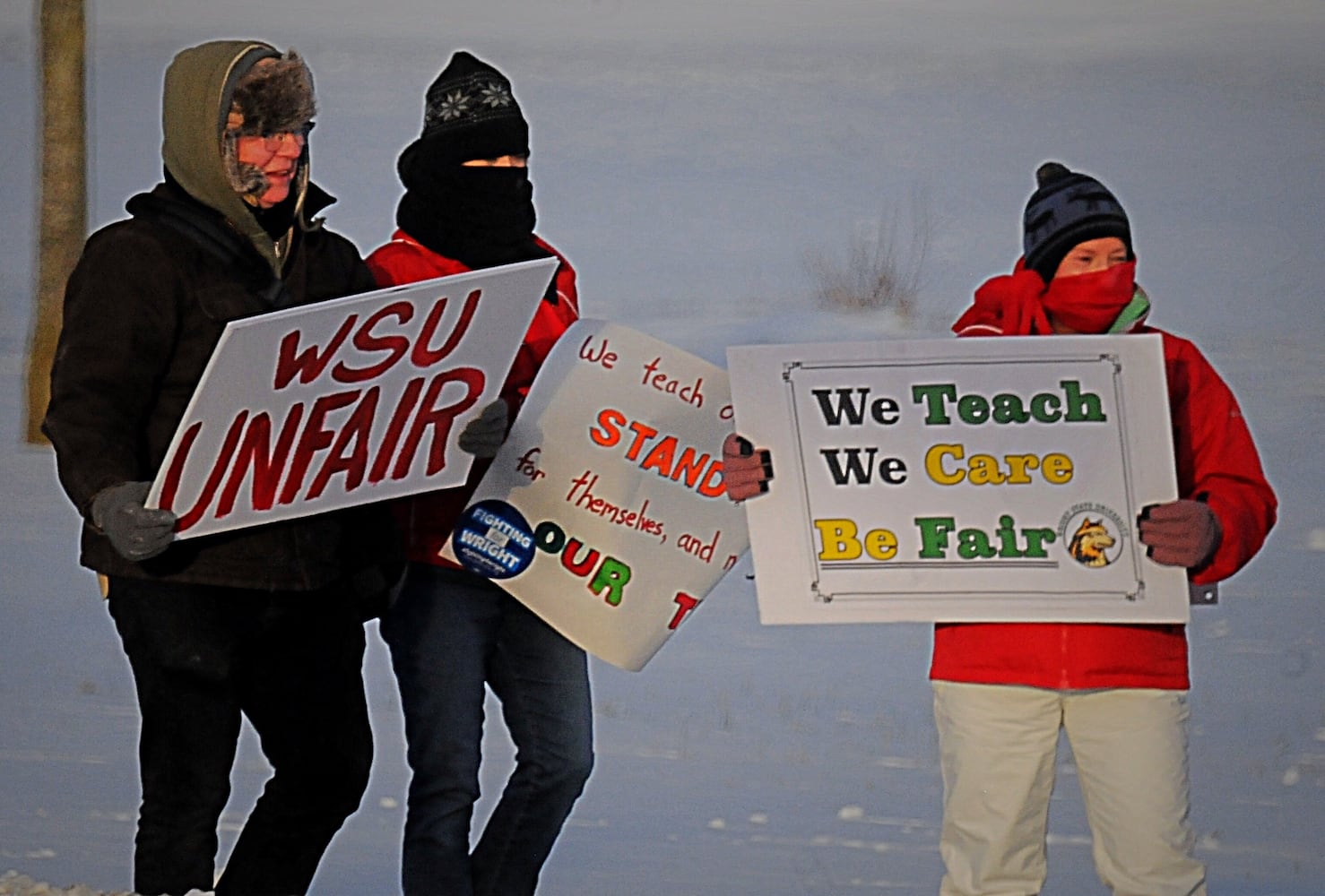 PHOTOS: Faculty strike at Wright State University