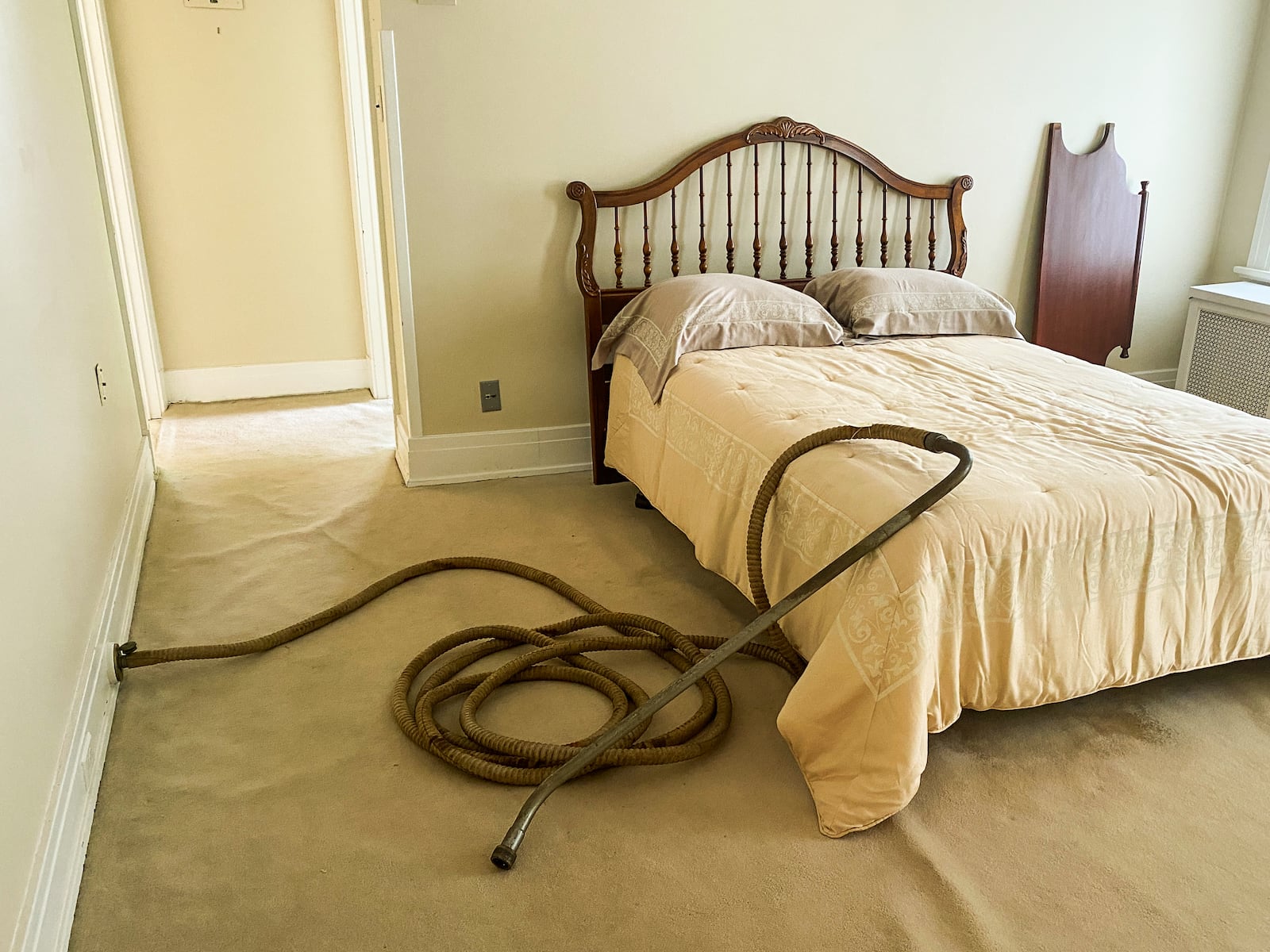 Scenes from a tour of Hawthorn Hill, the Wright family mansion in Oakwood. The home was designated a National Historic Landmark in 1991. Very advanced for it's time, the house has a whole-house vacuum system. Brass plates cover holes in or close to several room to which the vacuum can be attached. GREG LYNCH / STAFF