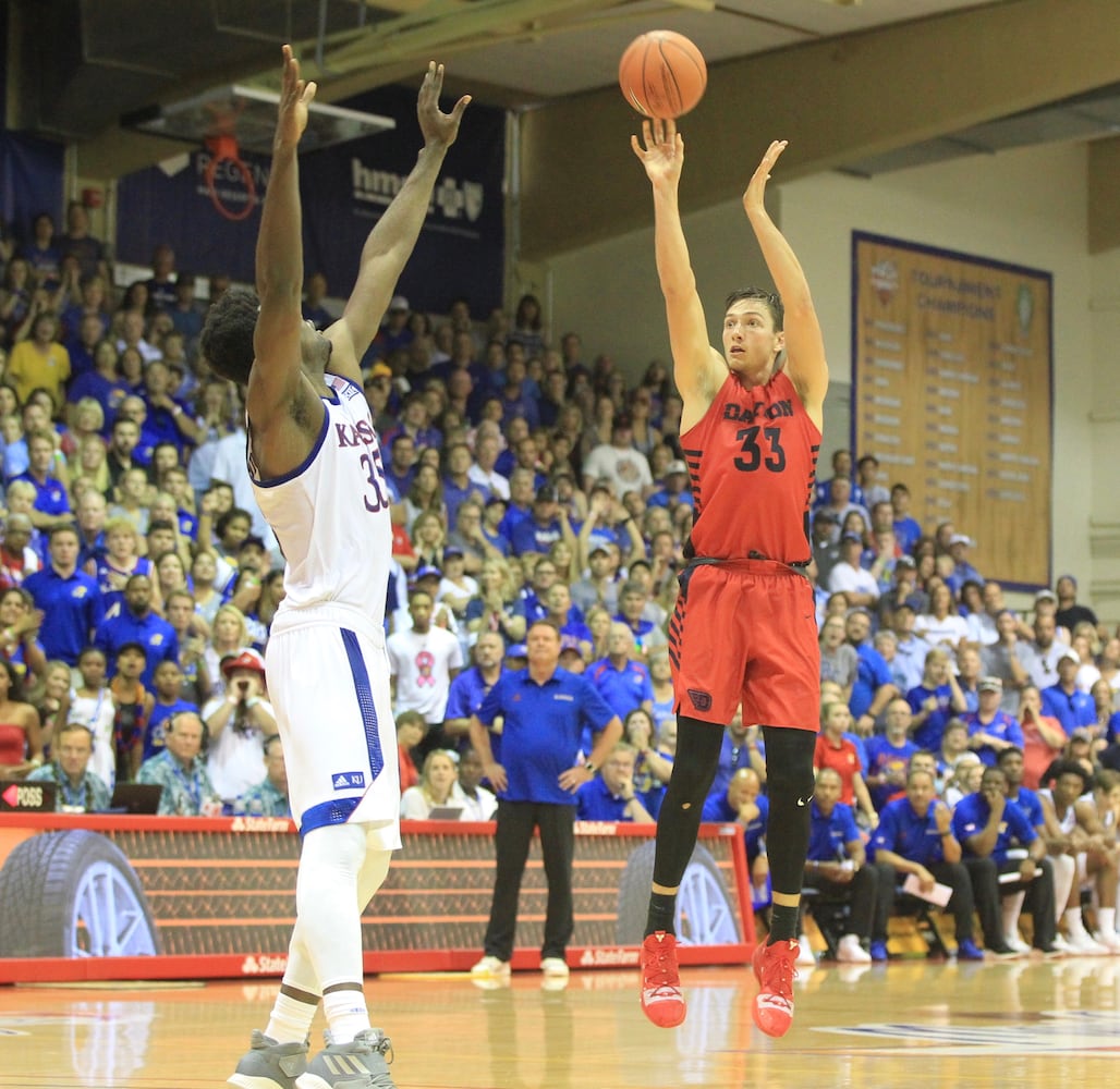 Photos: Dayton Flyers fall to Kansas in Maui Invitational