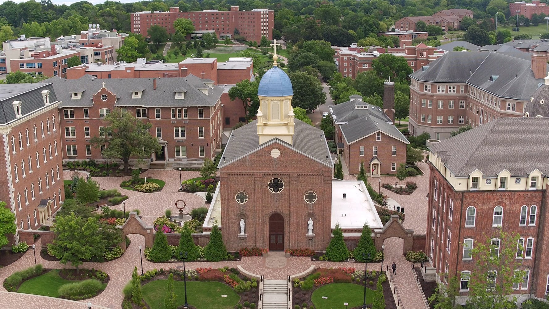 WATCH: Fantastic aerial view of University of Dayton campus