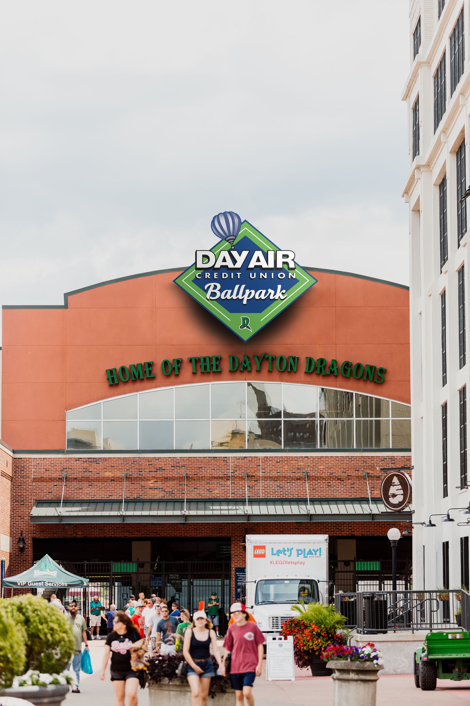 A rendering of the new Day Air Ballpark front gates, courtesy of the Dayton Dragons. CONTRIBUTED