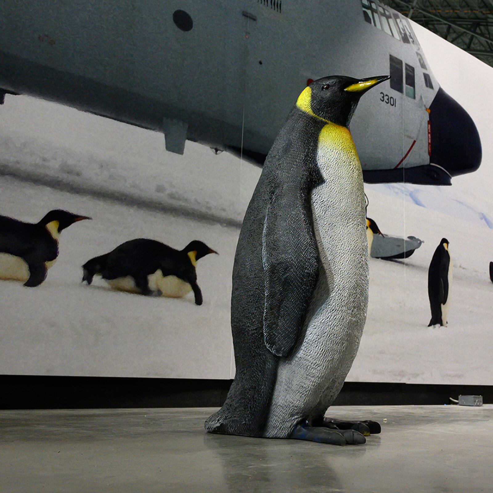 The emperor penguin is popular with both kids and adults, demonstrating zoological conservation efforts conducted between 1957-1989. U.S. AIR FORCE PHOTO/TY GREENLEES