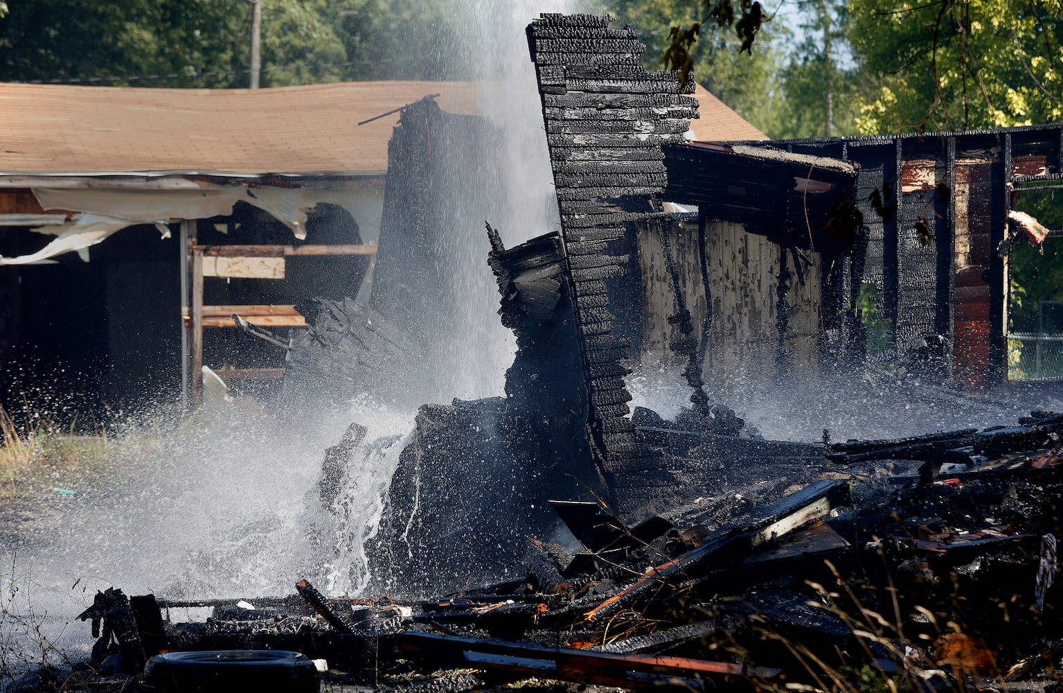 vacant house fire