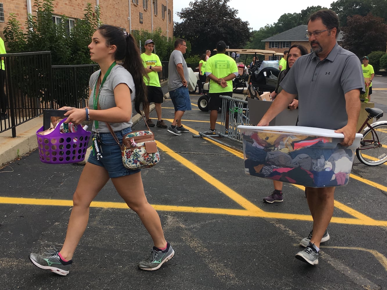 PHOTOS: 900 WSU freshmen move to campus for first time