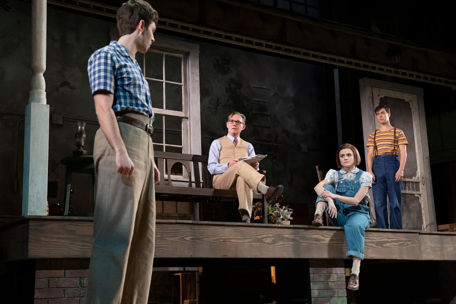 A porch scene from Aaron Sorkin's adaptation of Harper Lee's "To Kill a Mockingbird," slated Oct. 17-22, 2023 at the Schuster Center courtesy of Dayton Live. CONTRIBUTED