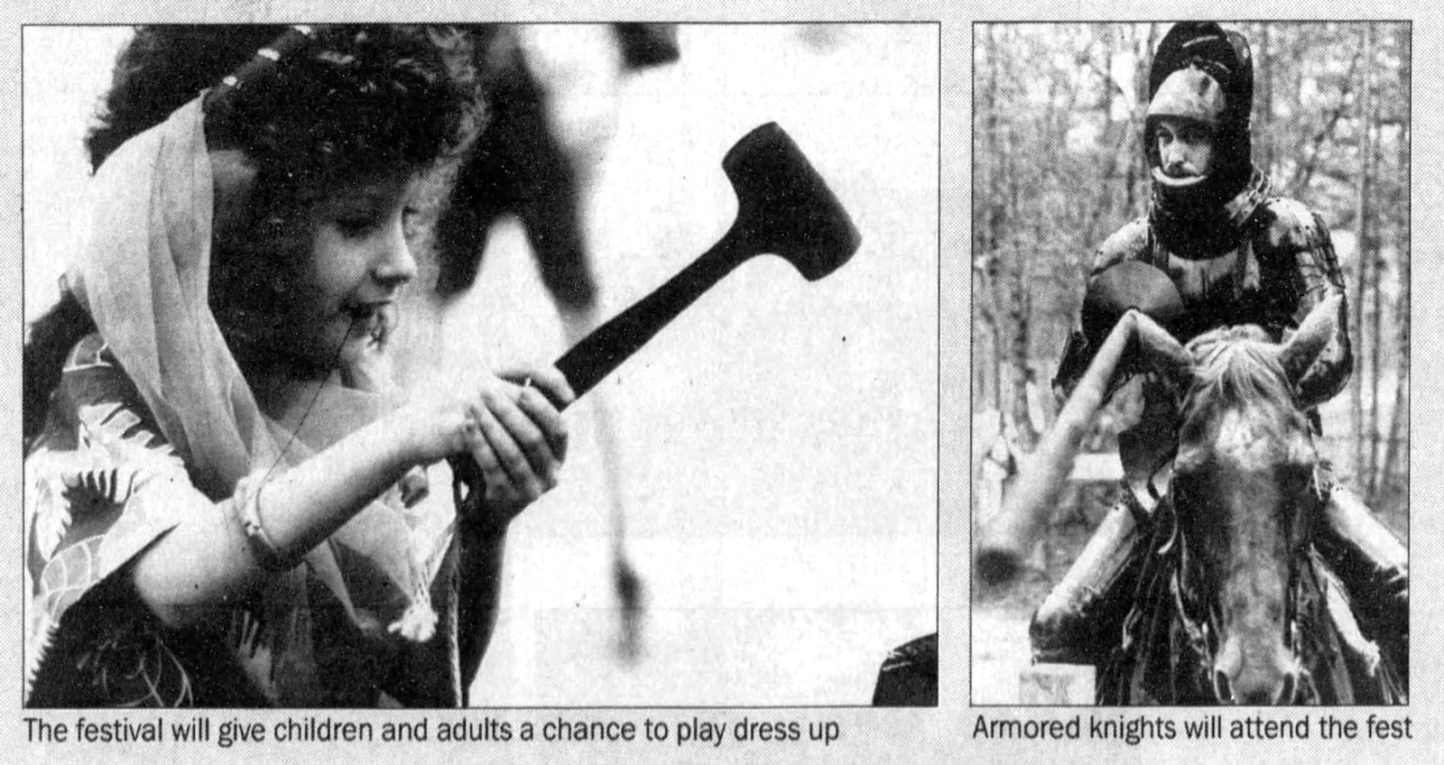 Ohio Renaissance festival 1990. DAYTON DAILY NEWS ARCHIVES