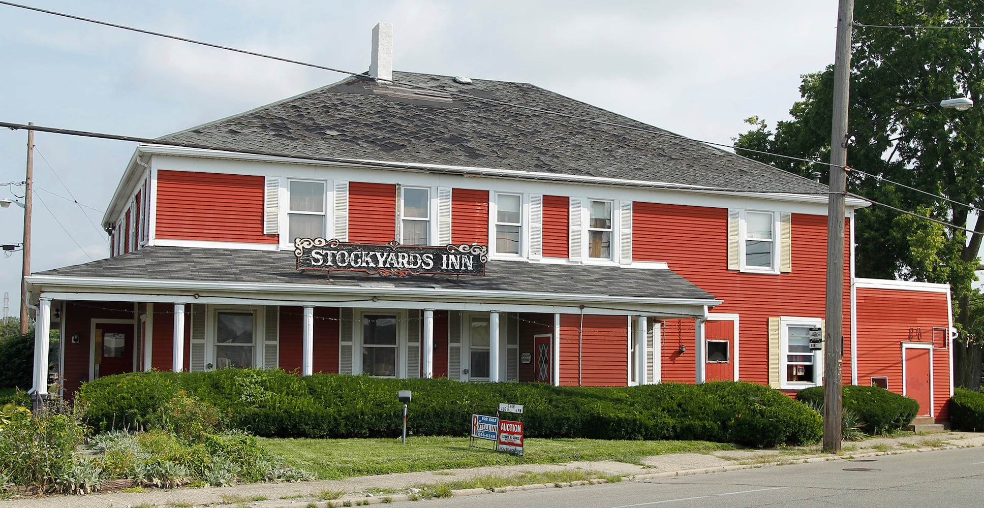 Stockyards Inn on Auction Block