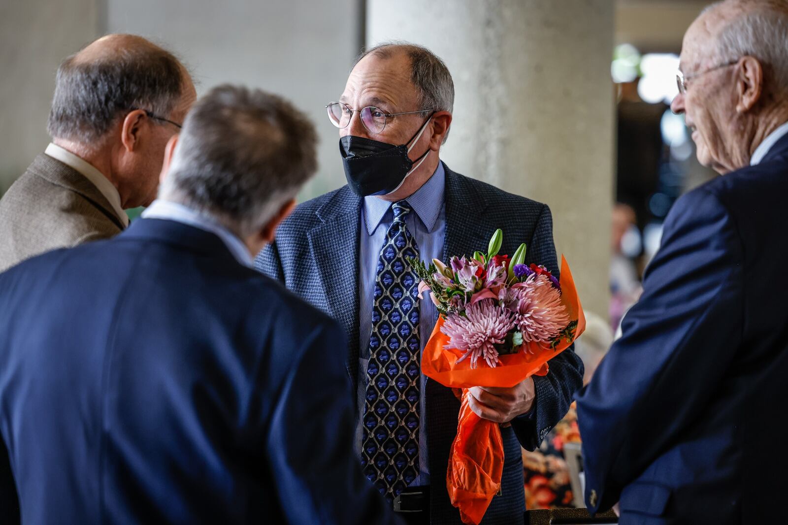 The 2022 Dayton Region Walk of Fame inductee luncheon was held Wednesday October at Sinclair Community College. About 400 people attended the yearly event including inductee Neal Gittleman who is the conductor of the Dayton Philharmonic. JIM NOELKER/STAFF