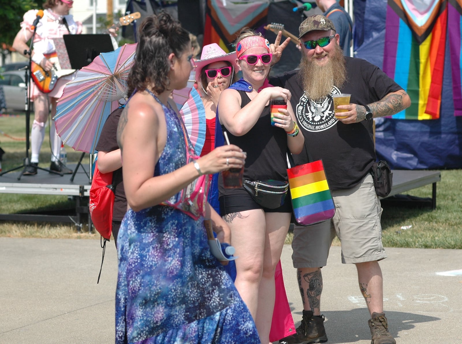 Thousands attended the annual Hamilton Pride festival Saturday, June 3, 2023 at Marcum Park in downtown Hamilton. Pride is a celebration of the Lesbian, Gay, Bisexual, Transgender, Queer and Intersex (LGBTQI) community. KRYSTAL SNOWDEN/CONTRIBUTING PHOTOGRAPHER