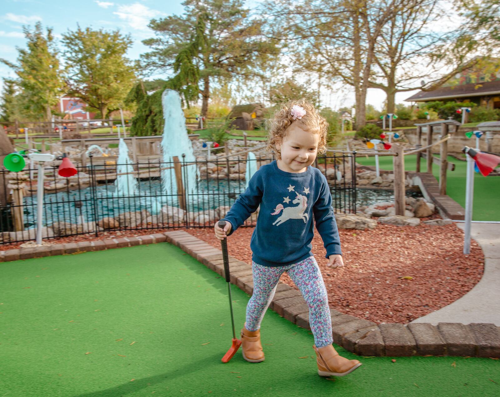 Young's Jersey Dairy features two farm-themed miniature golf courses, Udders & Putters. CONTRIBUTED