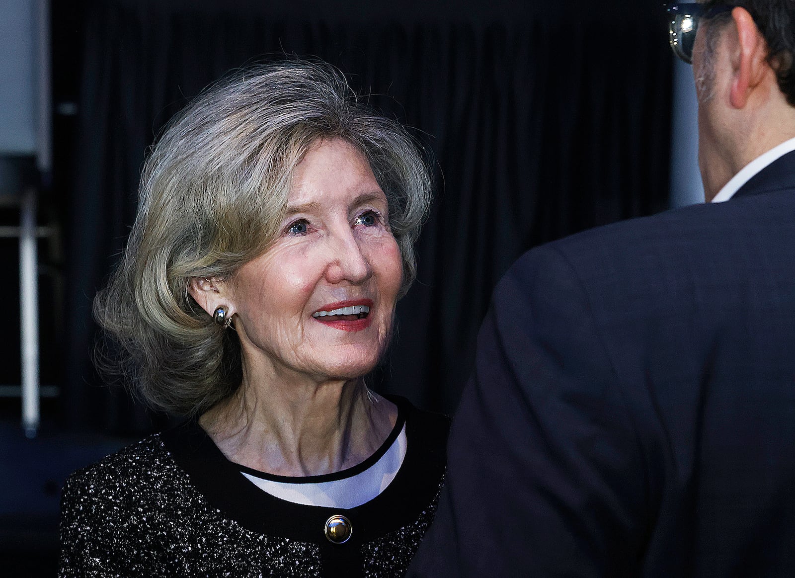 Former Ambassador to NATO, Kay Bailey Hutchison, was the keynote speaker for the Dayton Area Chamber of Commerce 2025 annual memberhip meeting, Monday. March 10, 2025 at the Dayton Convention Center. MARSHALL GORBY\STAFF