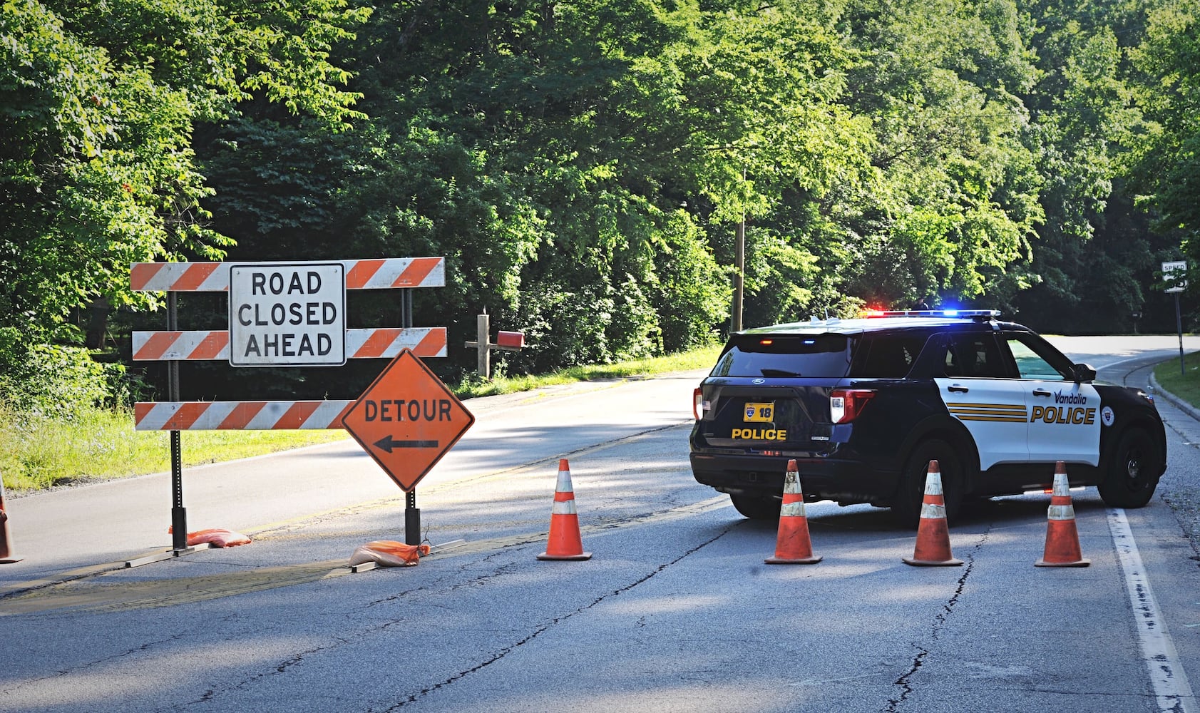 PHOTOS: Serious injuries reported in Vandalia motorcycle crash