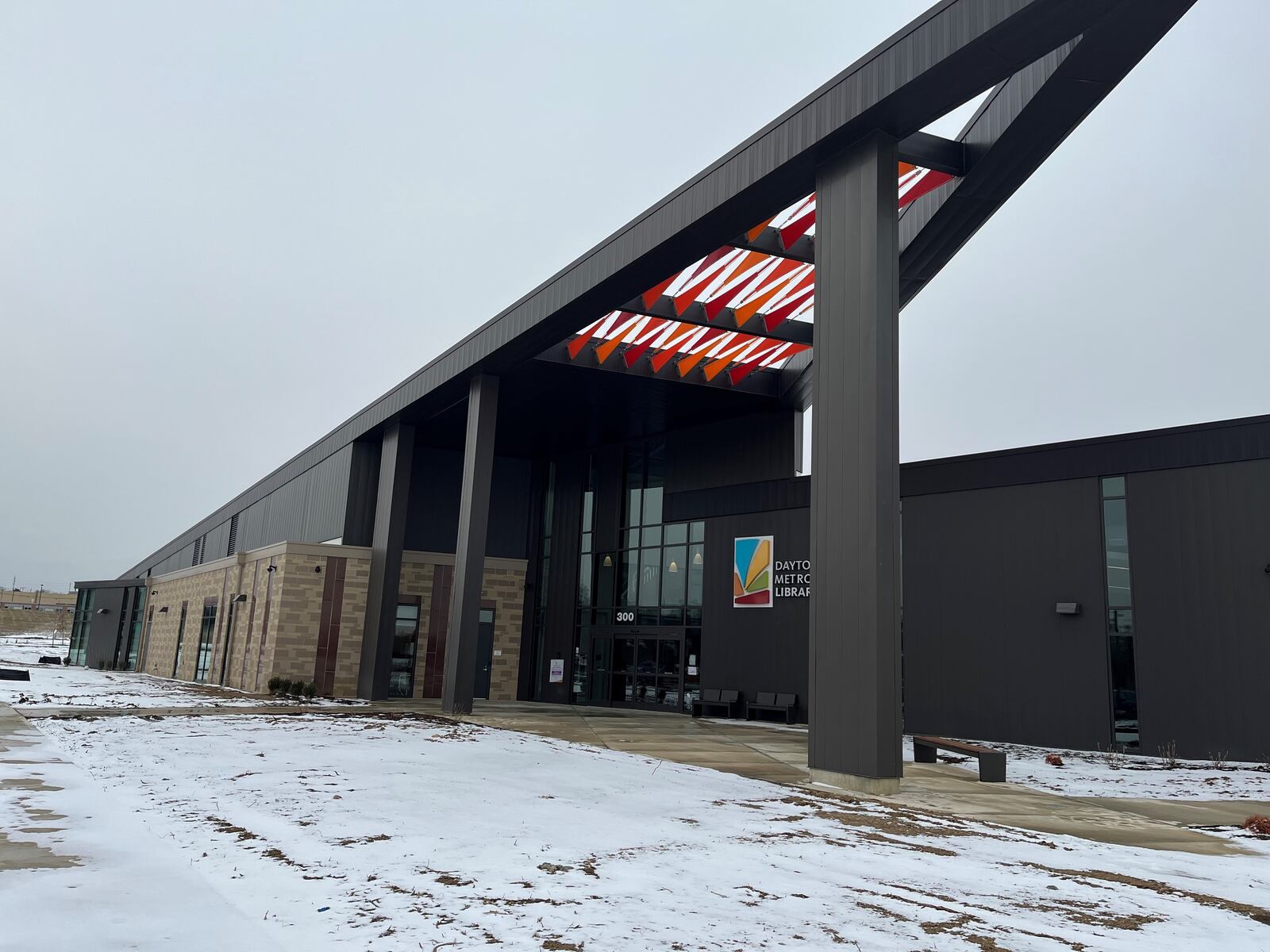 The new 24,000-square-foot West Branch Library, at the corner of Abbey Avenue and U.S. 35. CORNELIUS FROLIK / STAFF