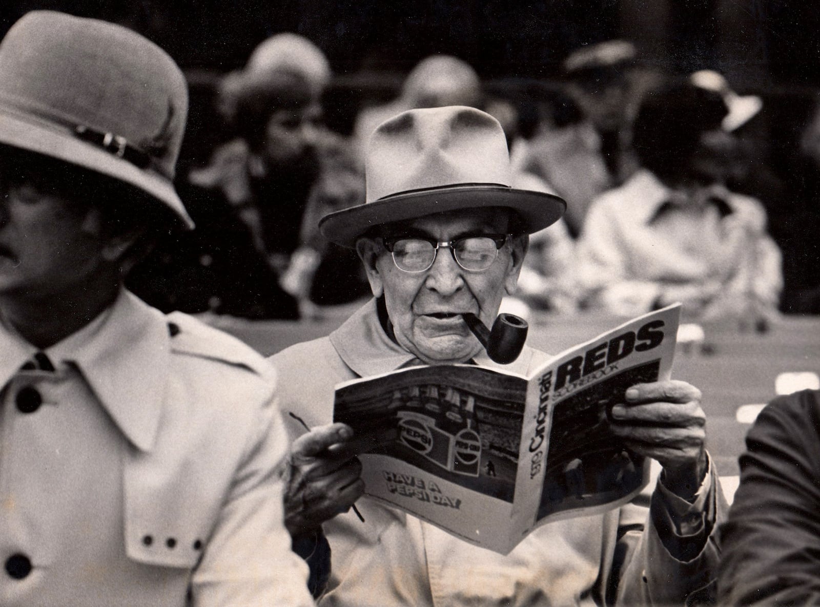 Sam Thomas of Brookville attends his 20th Cincinnati Reds Opening Day game in 1979. DAYTON DAILY NEWS PHOTOS