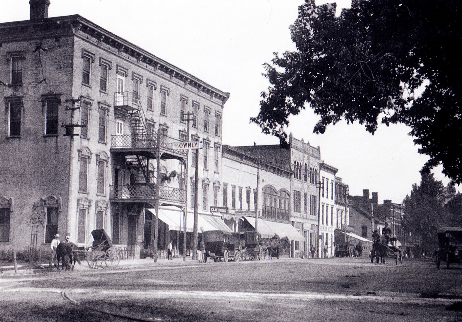 The Ownly Hotel, photographed around 1915, was purchased by Ownly Furman after the previous owner, Albert Stubbs died in Feb. 1914. PHOTO COURTESY OF THE WARREN COUNTY HISTORICAL SOCIETY