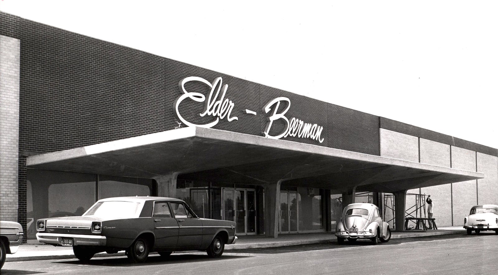 The new Elder-Beerman store in Centerville is readied for opening in 1967. DAYTON DAILY NEWS ARCHIVE