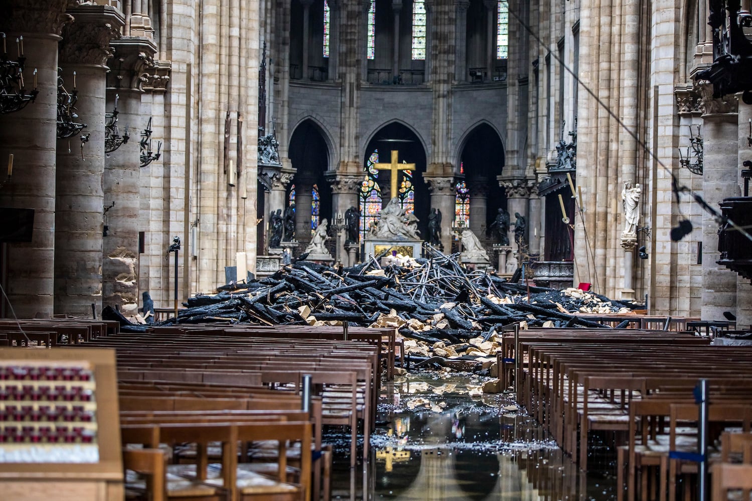 Photos: Notre Dame Cathedral after the fire