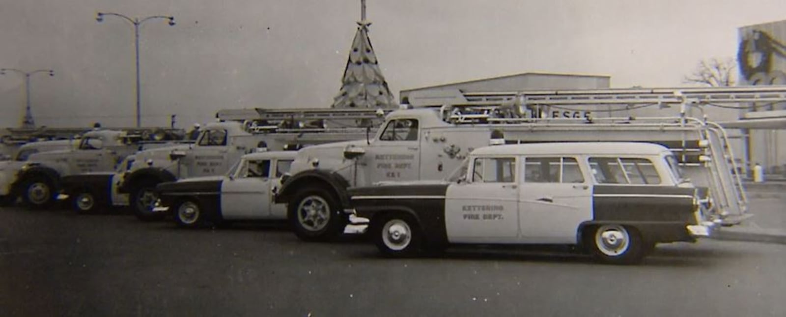 Early Kettering Fire Department vehicles had less of a modern look. CONTRIBUTED