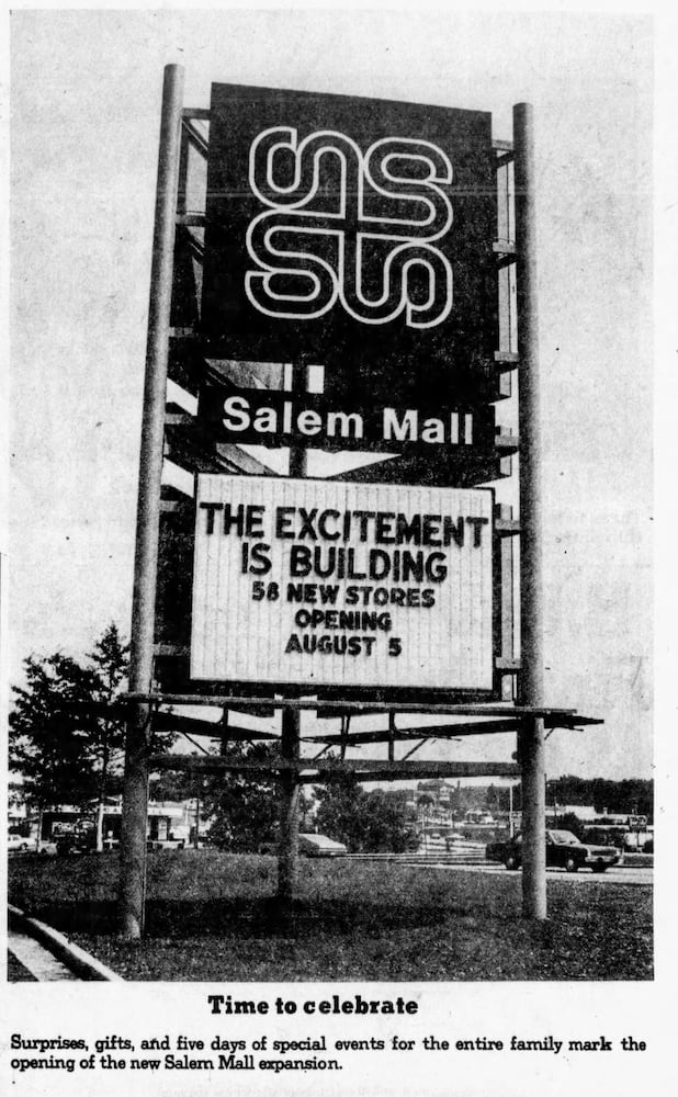 Salem Mall Trotwood history