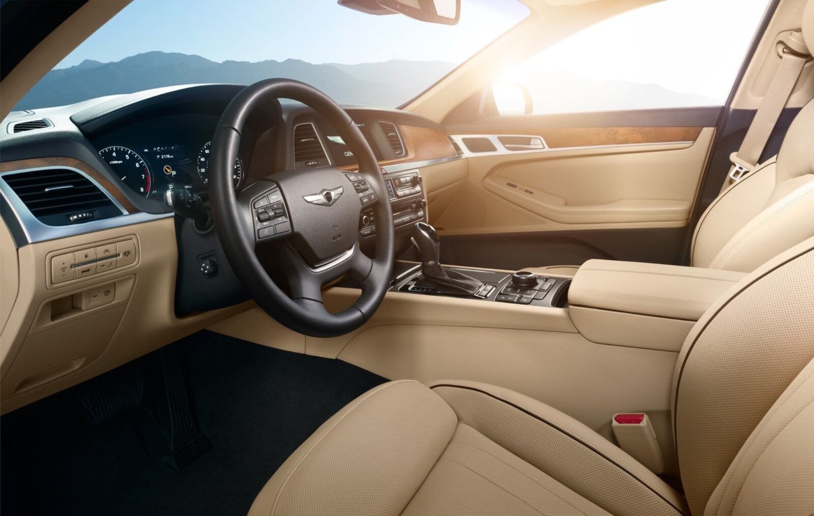 The interior holds up its end of the luxury vibe with a cabin that clearly warrants its high-priced sticker. Contributed