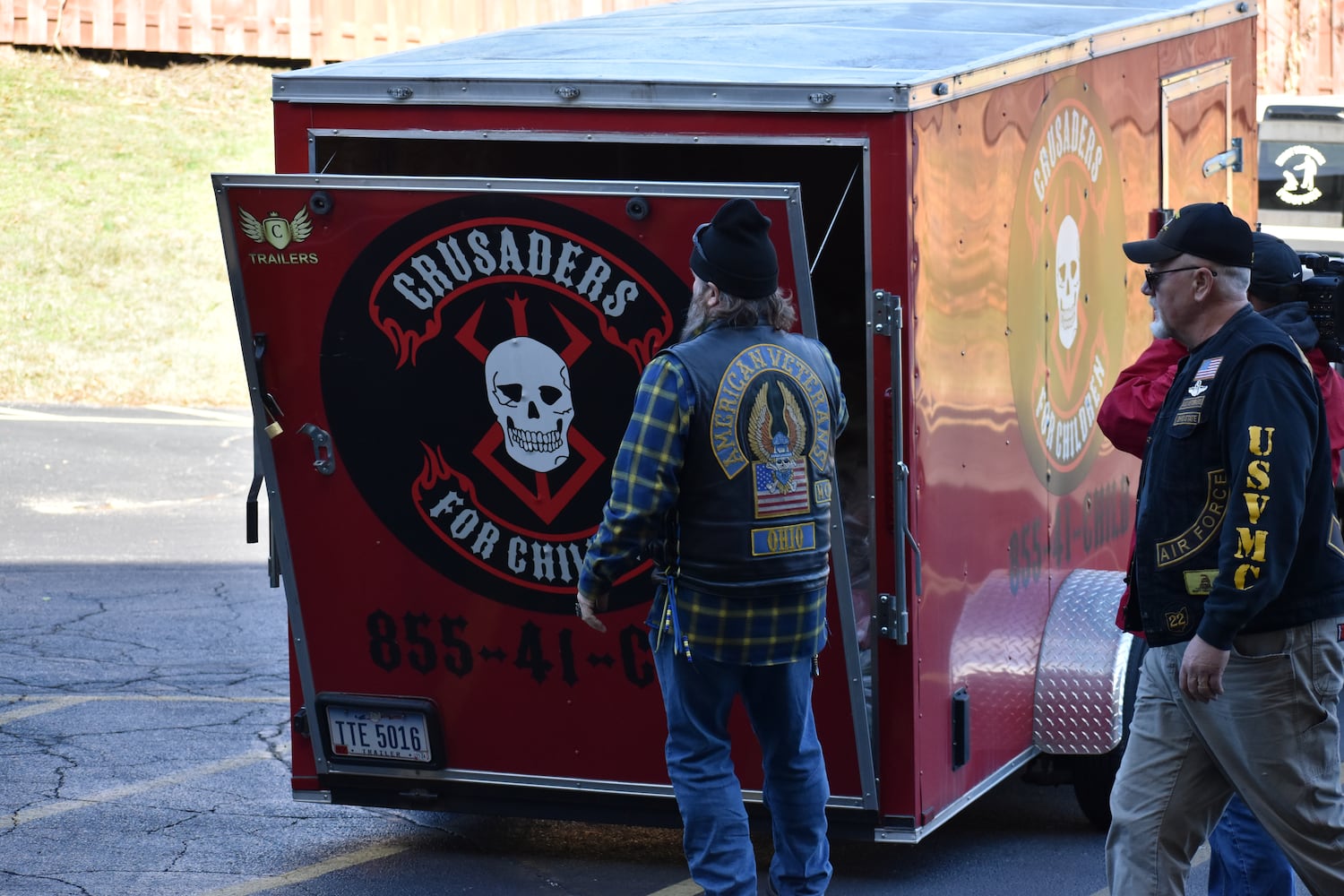 Bikers deliver more than $10K in presents to Montgomery County foster kids Dec. 1 2024