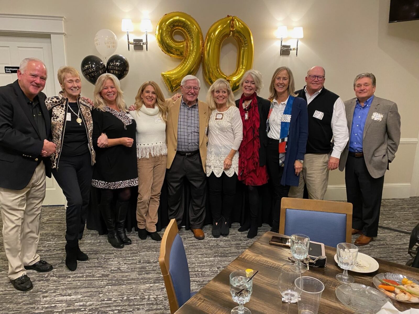 Jack Kindler's 90th birthday party included guests from near and afar. CONTRIBUTED