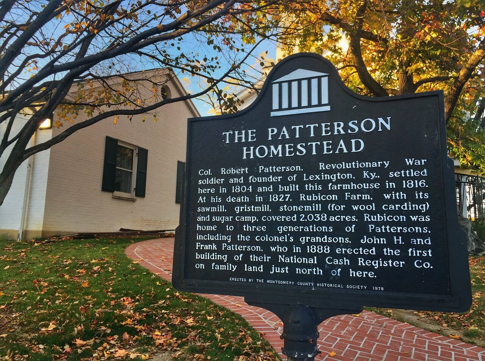 Home & Harvest at the Patterson Homestead is a bicentennial celebration of the home where three generations of the Patterson family lived. The event will be on Saturday, Nov. 12. CONNIE POST/STAFF