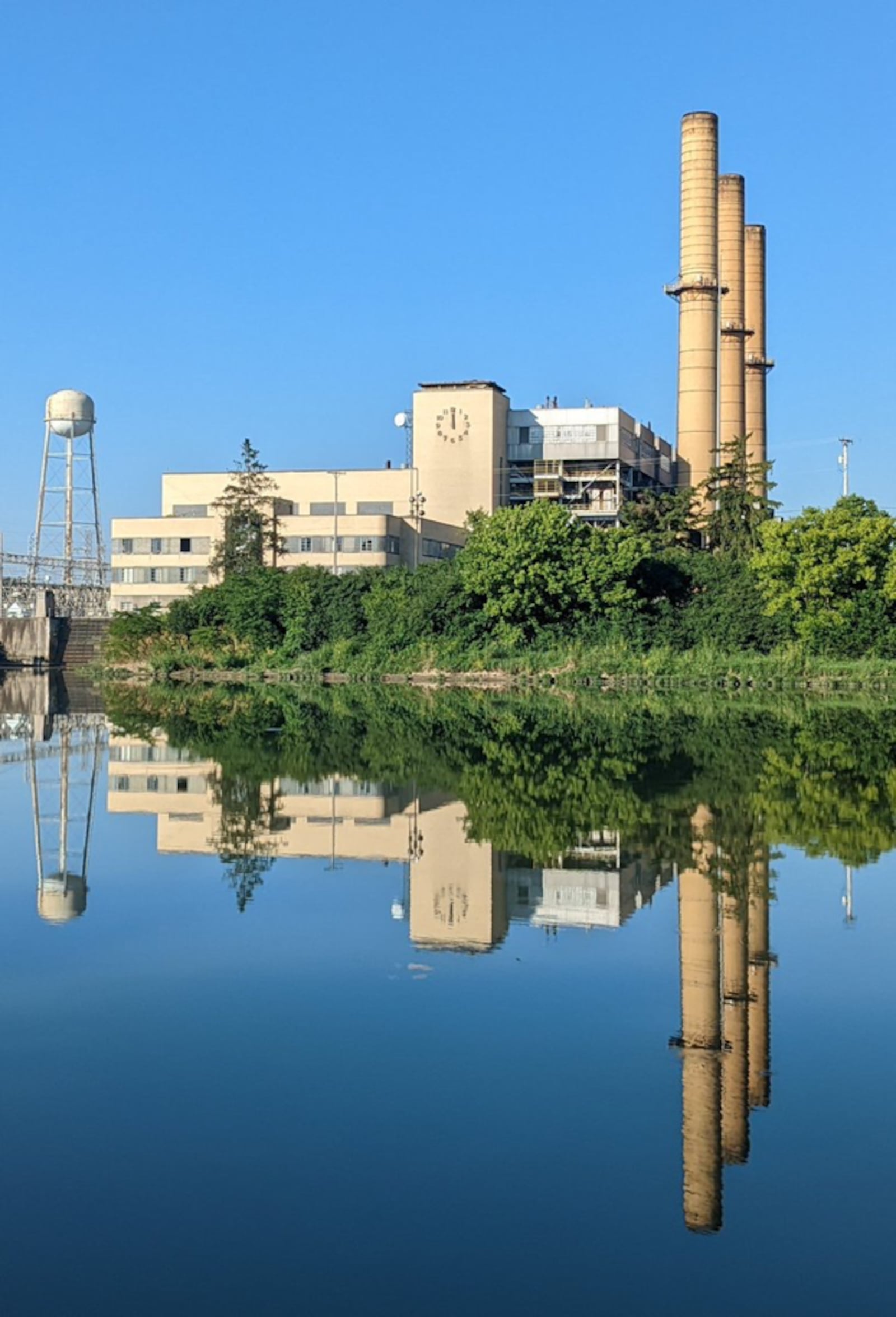 The Hutchins coal plant on the Great Miami River is being repurposed in new riverway development.