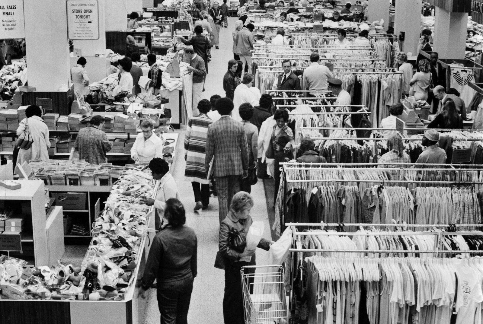 Elder-Beerman Store at Third and Main, 1979. DAYTON DAILY NEWS ARCHIVES