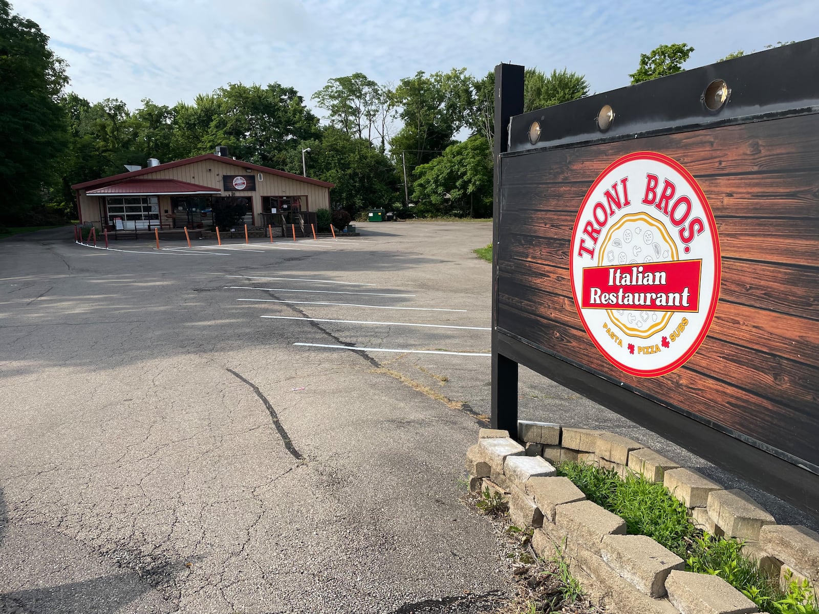 Troni Brothers Italian Restaurant is open at 417 W. Second St. in Xenia. NATALIE JONES/STAFF