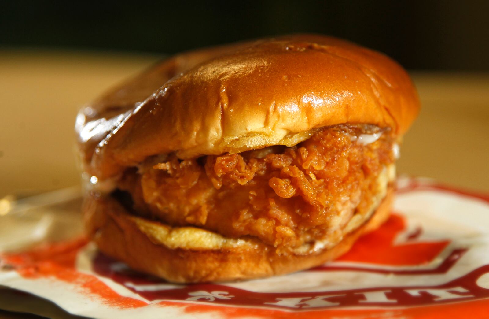 The chicken sandwich from Popeyes. LISA POWELL / STAFF