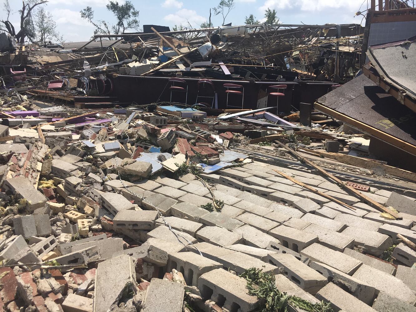 PHOTOS: Daylight reveals widespread damage from Monday storms