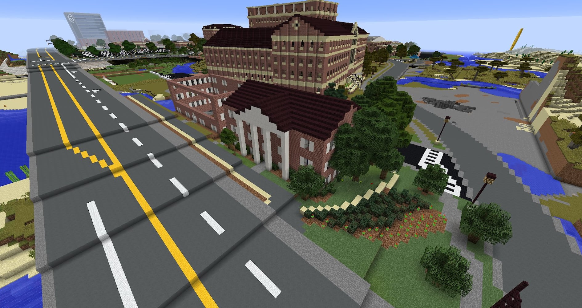 PHOTOS: Take a tour of the University of Dayton campus in Minecraft