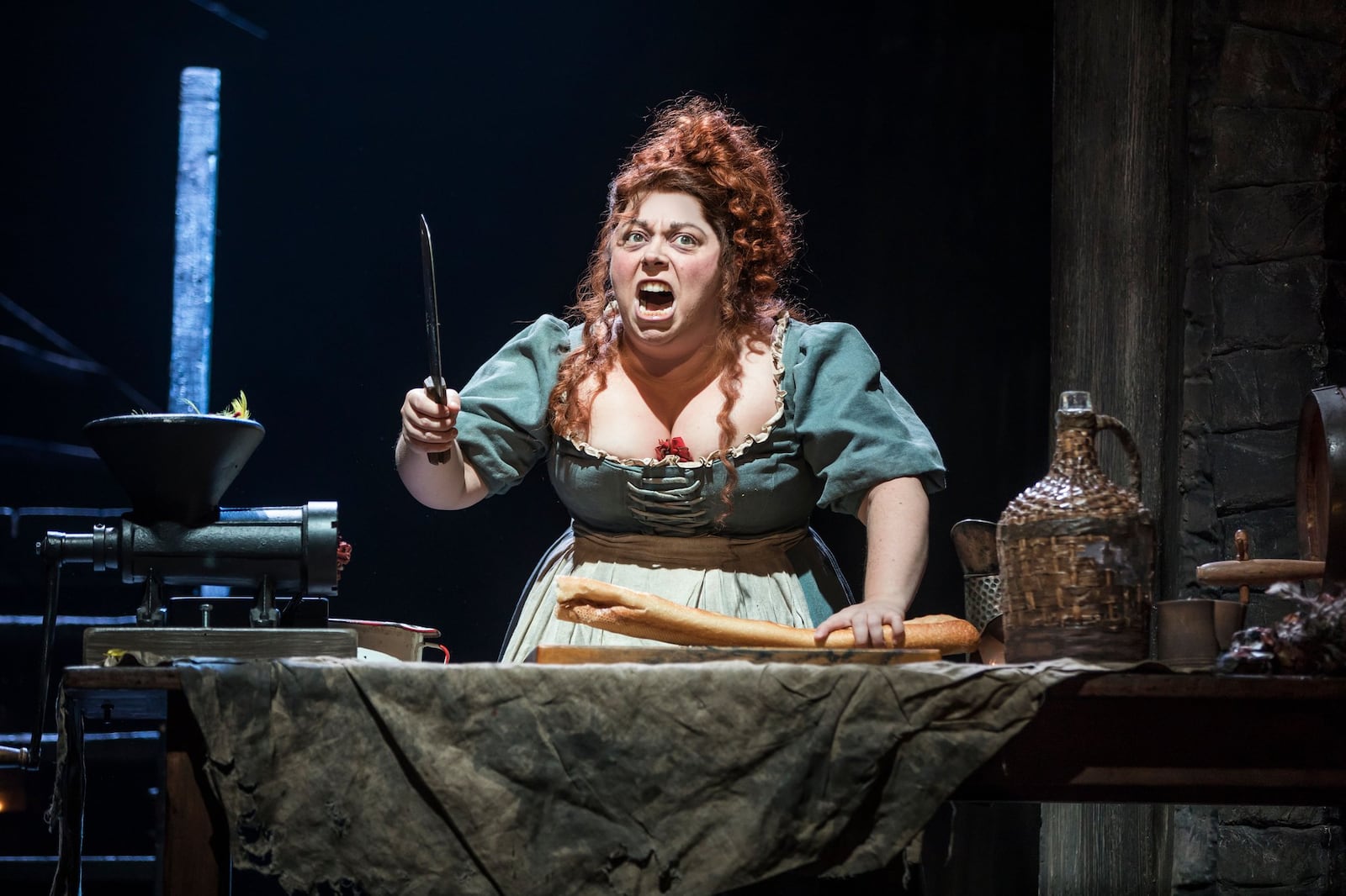 Allison Guinn plays Madame Thenardier in the national tour of “Les Miserables” that will come to the Schuster Center. CONTRIBUTED/MATTHEW MURPHY