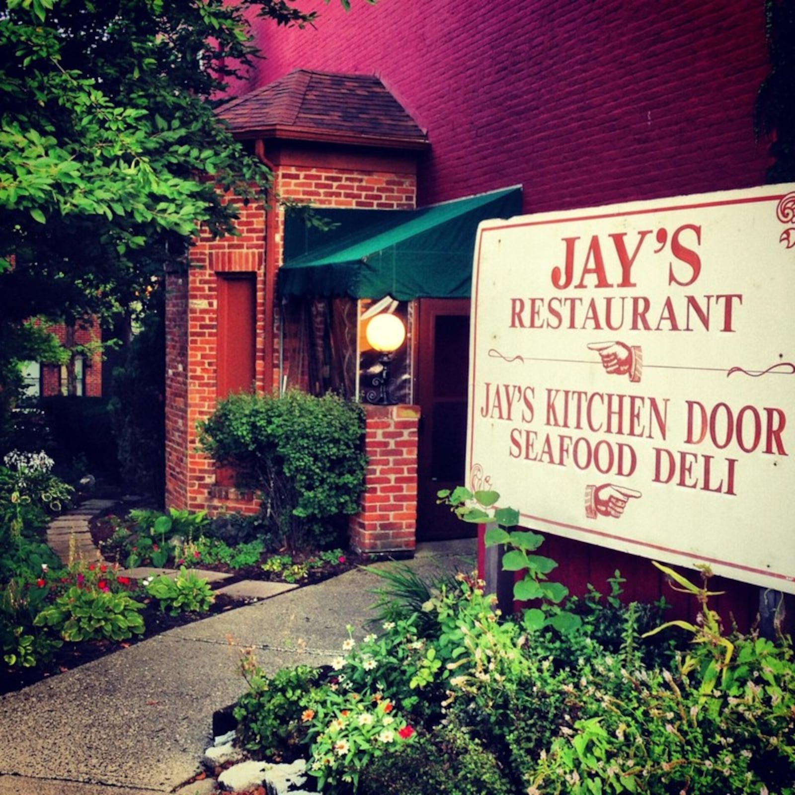 Jay's Restaurant in Dayton's Oregon Historic District opened in 1976. Staff file photo by Connie Post