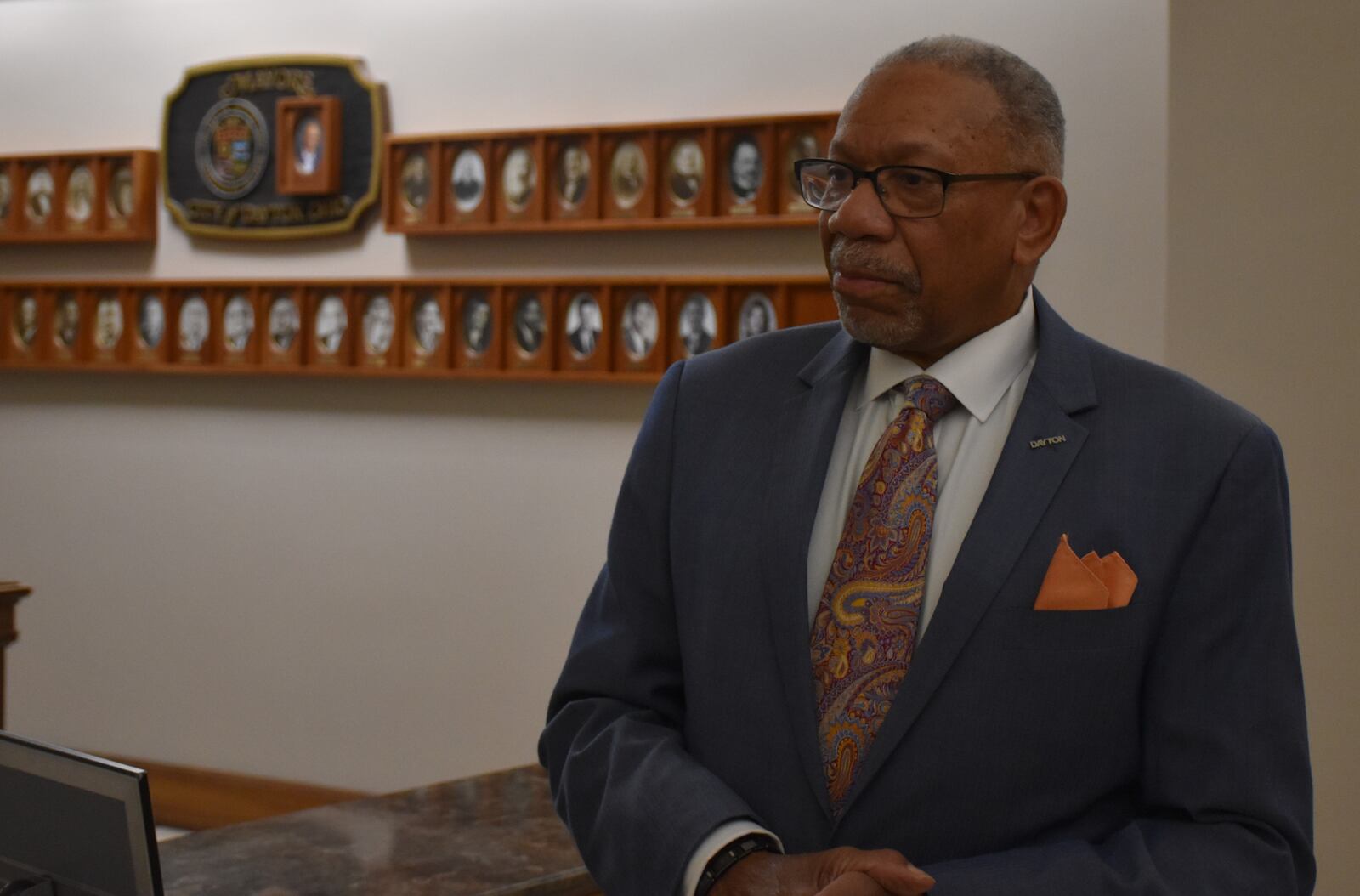 Dayton Mayor Jeffrey Mims Jr. talks about the city's new "nuisance parties" law at City Hall on Wednesday, Feb. 21, 2024. CORNELIUS FROLIK / STAFF