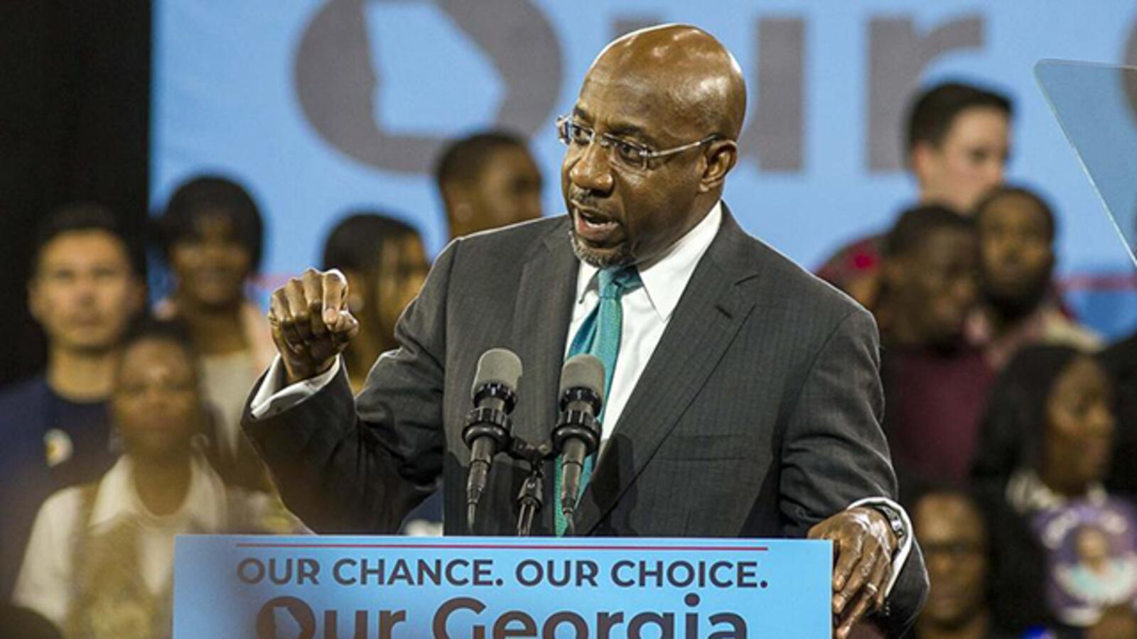 The Rev. Raphael Warnock, pastor Ebenezer Baptist Church (The Atlanta Journal-Constitution)