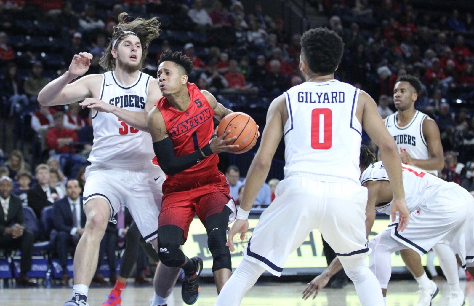 Dayton against Richmond on Tuesday, Jan. 9, 2018, at the Robins Center in Richmond, Va.