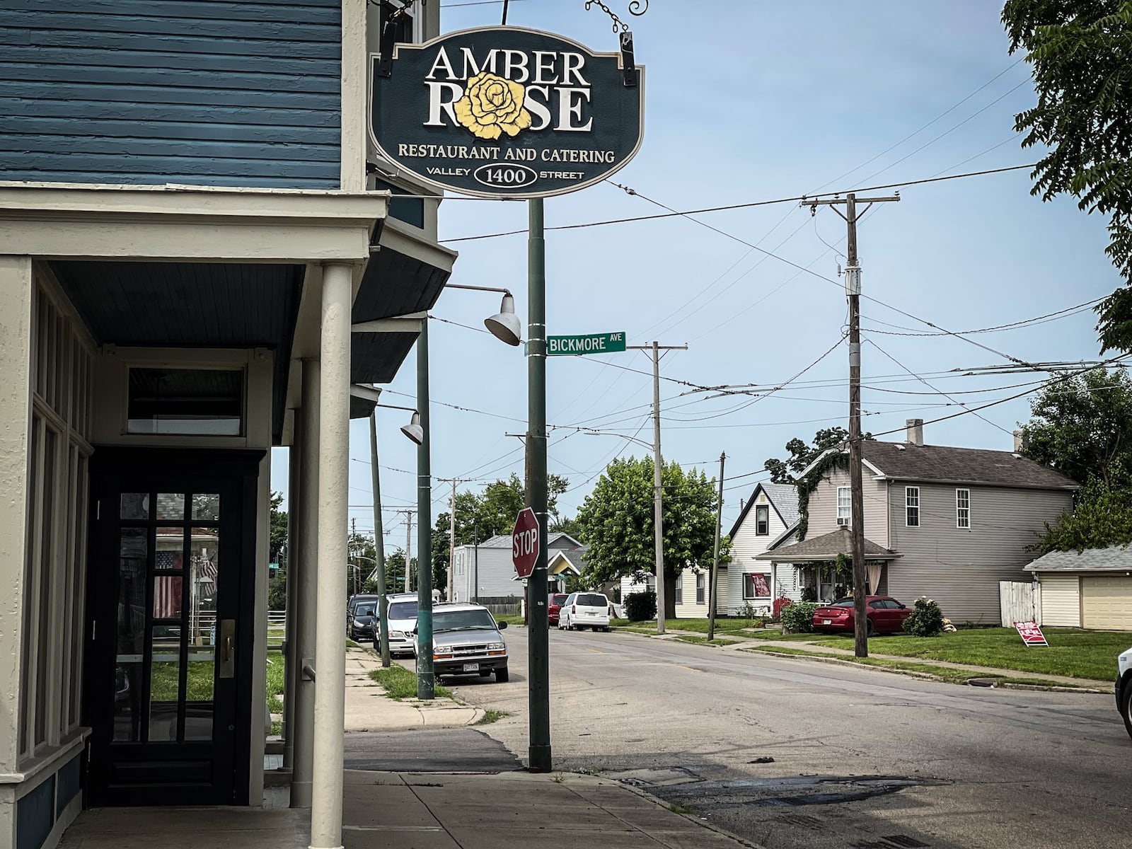 The building that now houses the Amber Rose was originally built in 1910 and was a general store. JIM NOELKER/STAFF