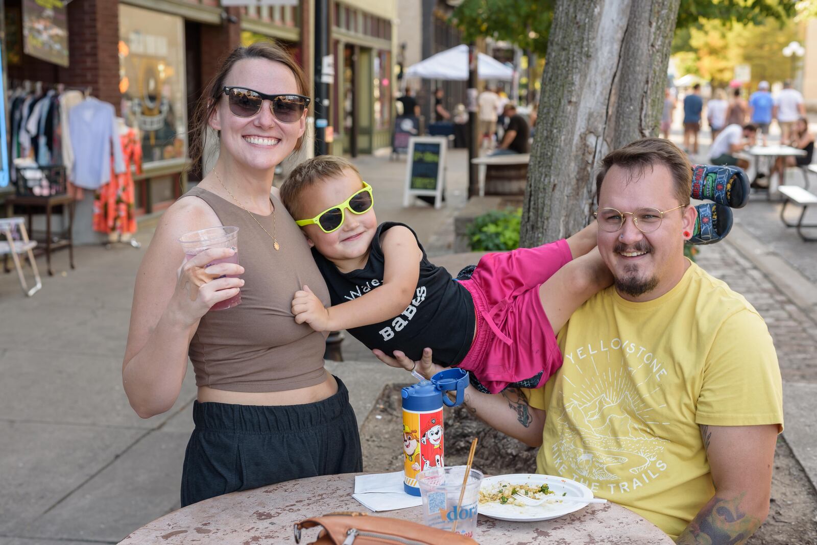 Taste of the Oregon District happened on Fifth Street on Saturday, Sept. 14, 2024. Attendees purchased tickets to sample snack-size portions of signature dishes from Oregon District restaurants. TOM GILLIAM / CONTRIBUTING PHOTOGRAPHER