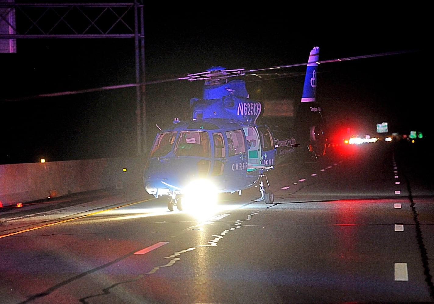 PHOTOS: Teen injured after rollover crash on I-70