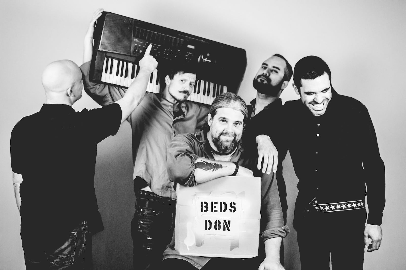 Motel Beds went on hiatus in 2016, but band members (from left) Darryl Robbins, PJ Paslosky, Tod Weidner, Tommy Cooper and Ian Kaplan all remained busy with other projects. CONTRIBUTED