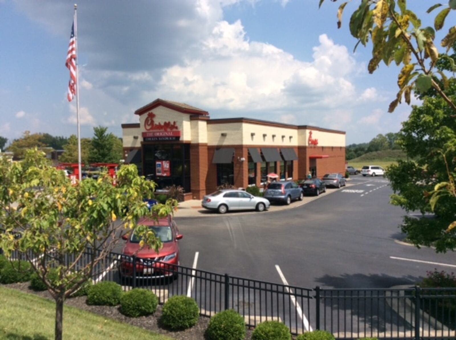 The Chick-fil-A  restaurant on North Fairfield Road near the Mall at Fairfield Commons in Beavercreek reopened today, June 6, 2019 after being shut down for 10 days for tornado damage.