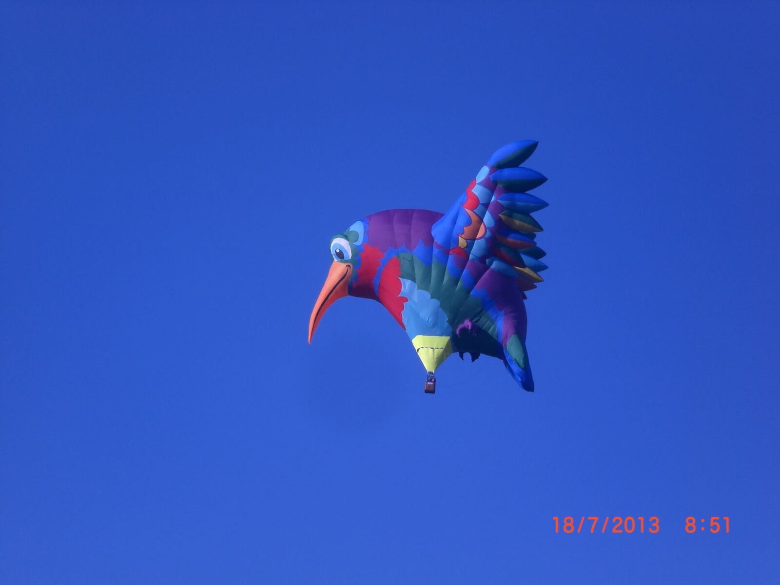 Jewell the Hummingbird will be one of the special shaped balloons that will appear at this year's Balloon Festival in Middletown.