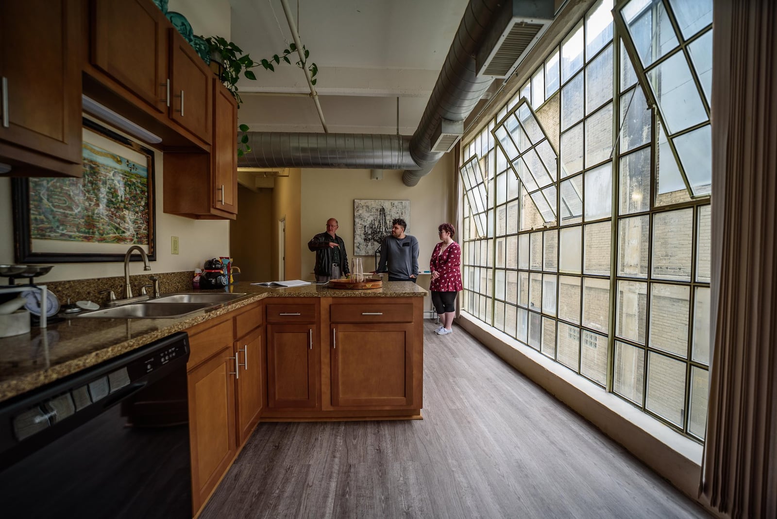 The St. Clair Lofts were one of the housing developments open for visitors during the 2019 Downtown Housing Tour in Dayton on May 11. CONTRIBUTED PHOTO by Tom Gilliam